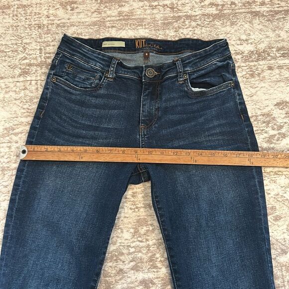 Kut from the Kloth Katy boyfriend Women's Blue Jeans size 8 - Picture 2 of 8